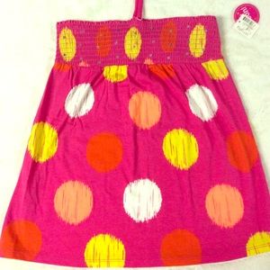 Justice Neon Color Halter Top With Sequins Size 12